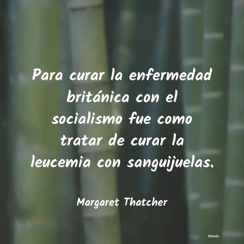 frases de Margaret Thatcher