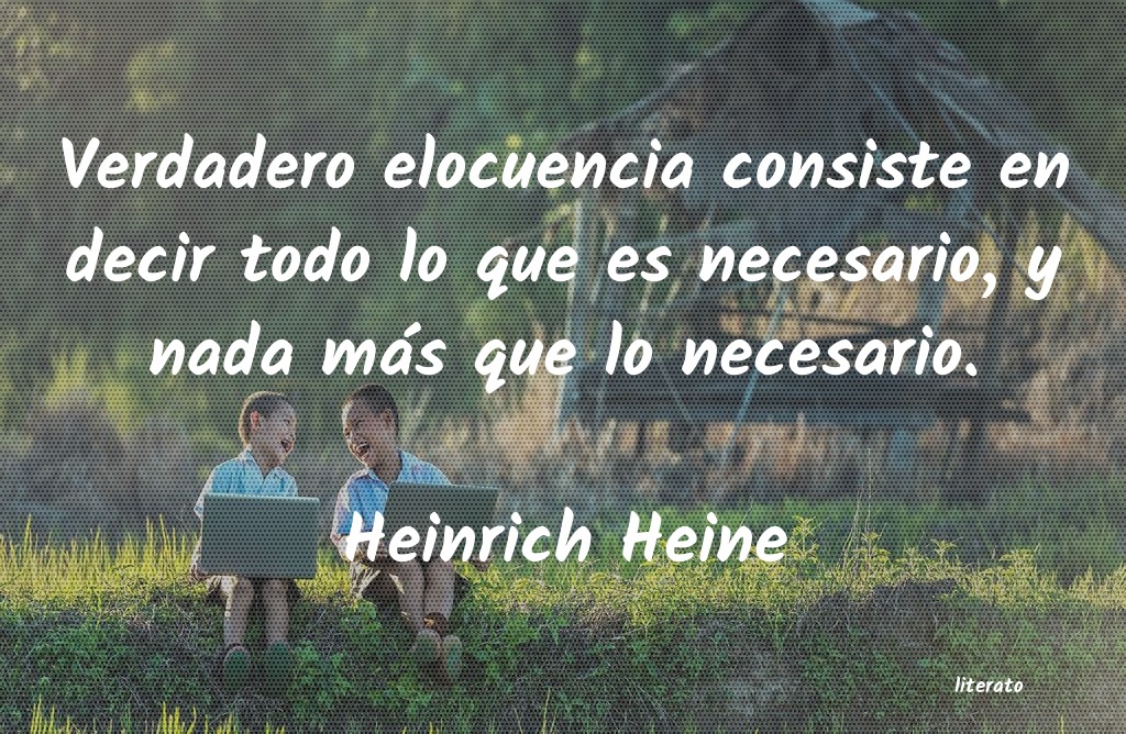 frases de Heinrich Heine