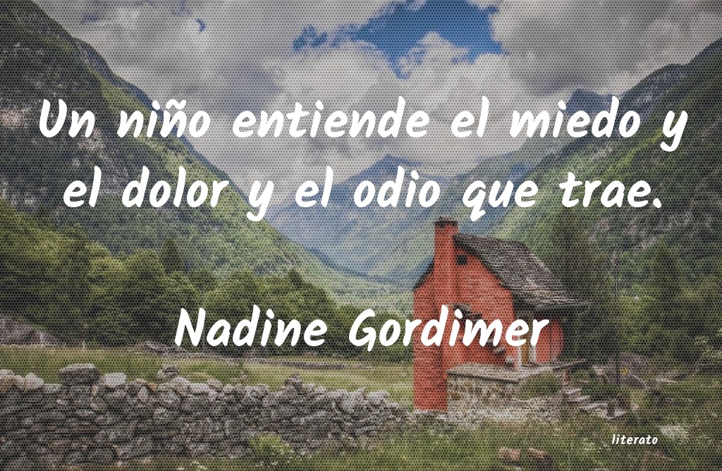 frases de Nadine Gordimer