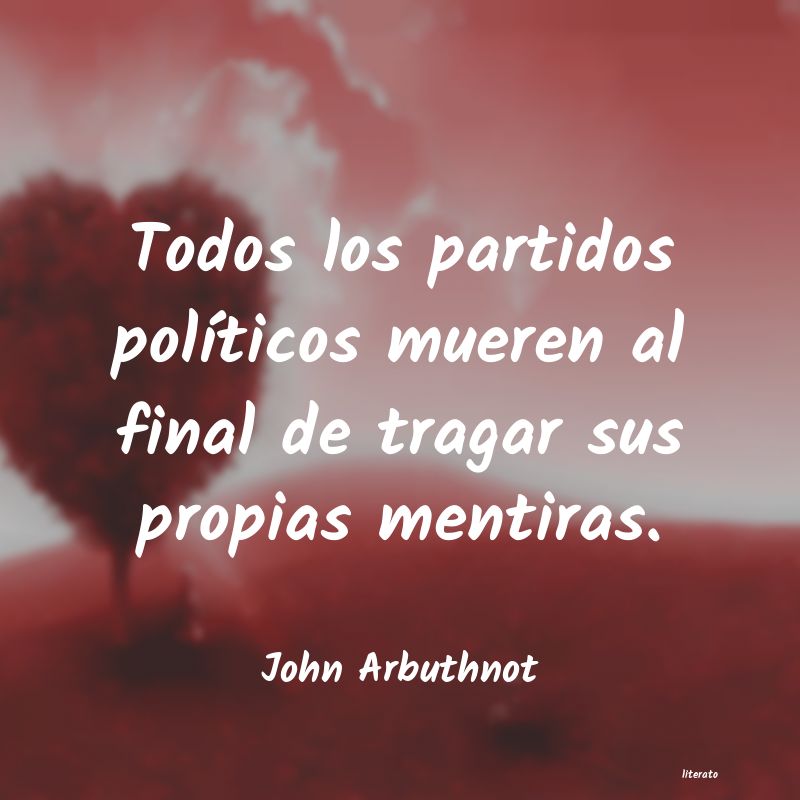 frases de John Arbuthnot
