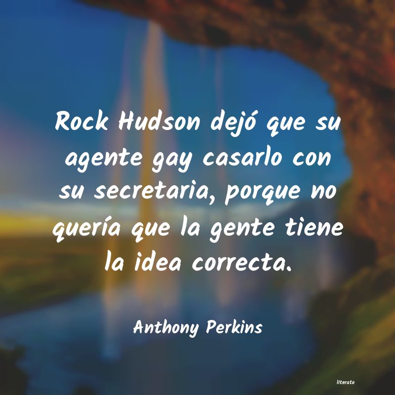 Frases de Anthony Perkins