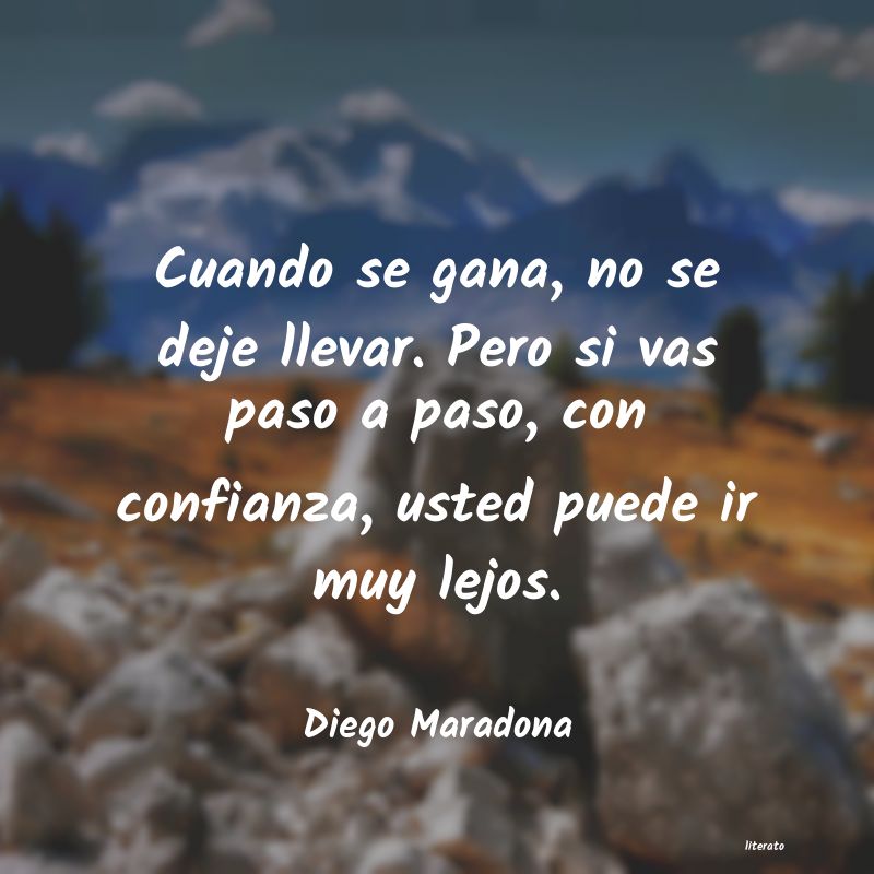 Frases de Diego Maradona