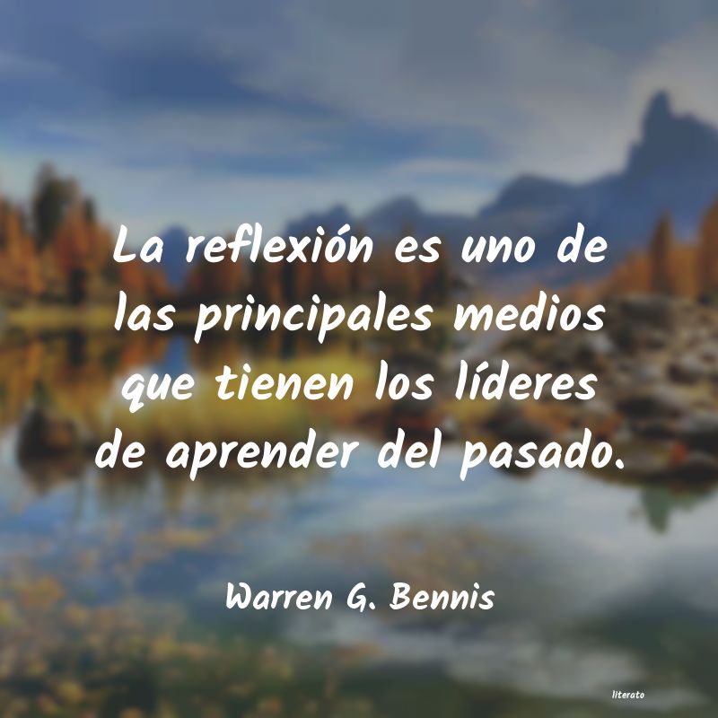 Frases de Warren G. Bennis