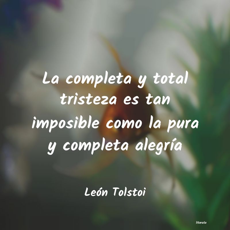 Frases de León Tolstoi