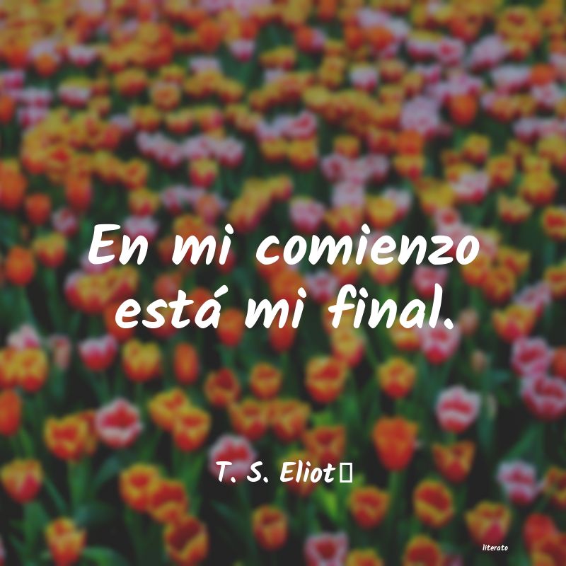 frases de T. S. Eliot