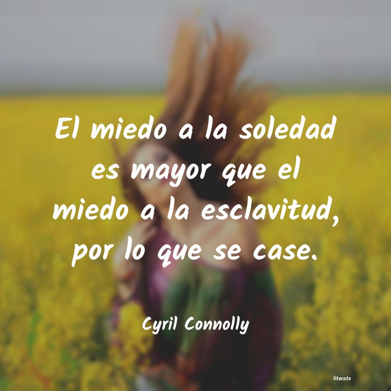 frases de Cyril Connolly