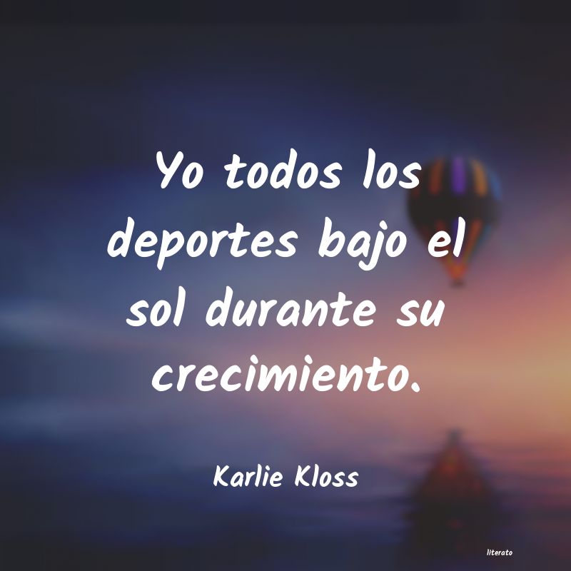 frases de Karlie Kloss