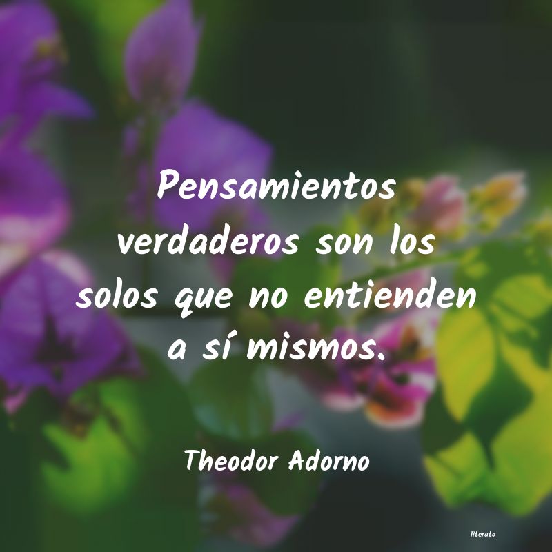 Frases de Theodor Adorno