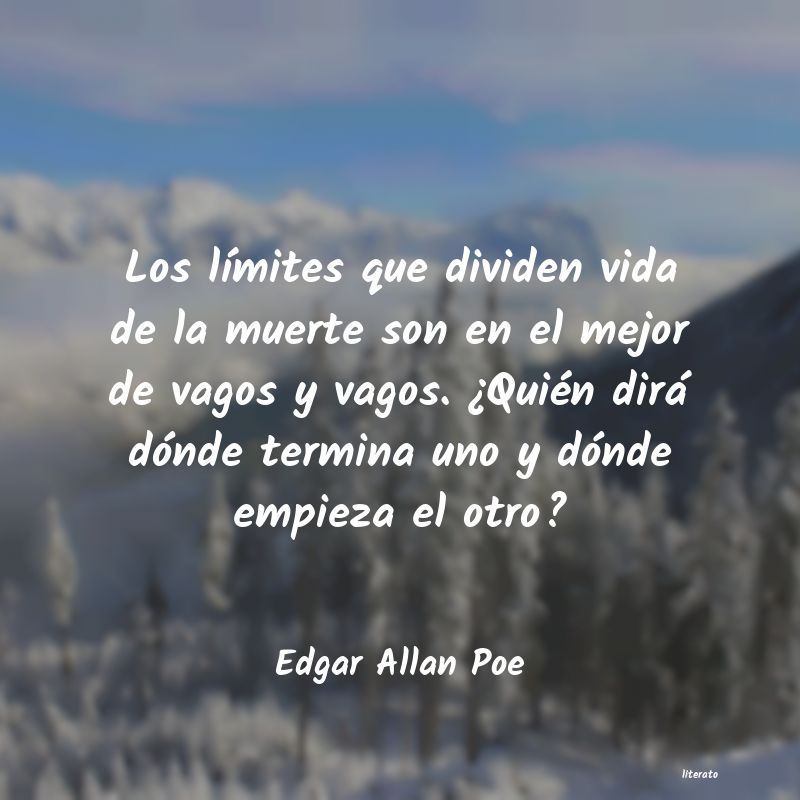 Frases de Edgar Allan Poe