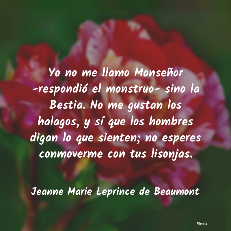 frases de Jeanne Marie Leprince de Beaumont