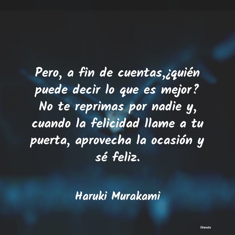 Frases de Haruki Murakami