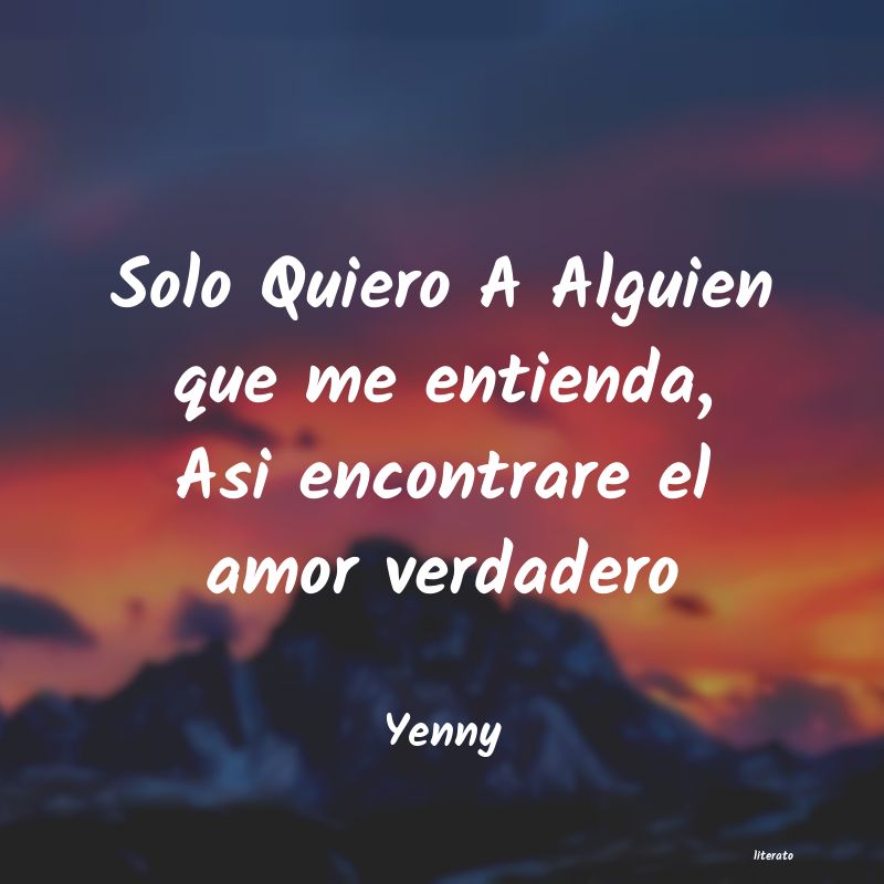 Frases de Yenny