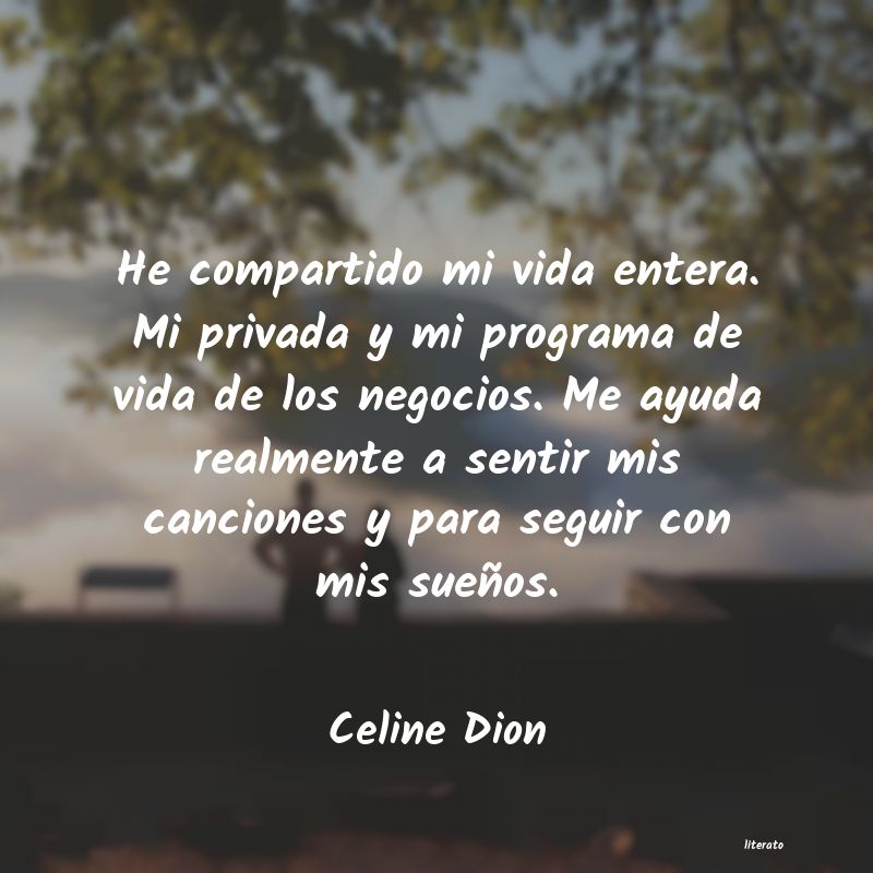 frases de Celine Dion