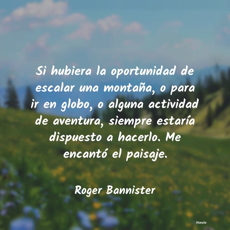 Frases de Roger Bannister