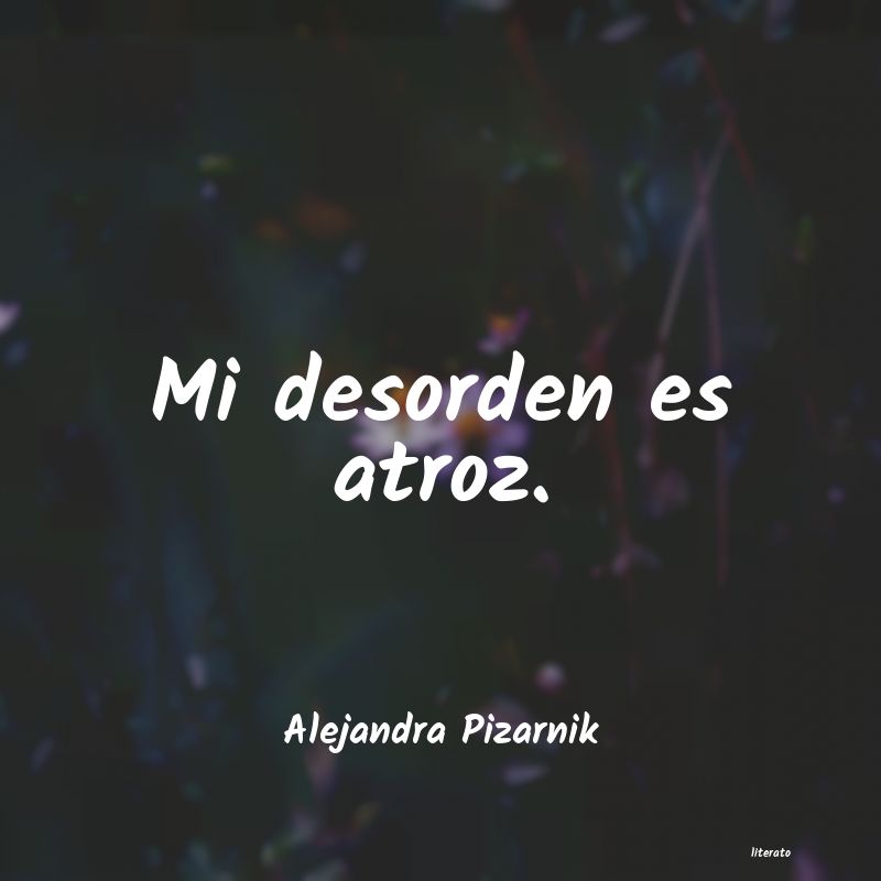 frases de Alejandra Pizarnik