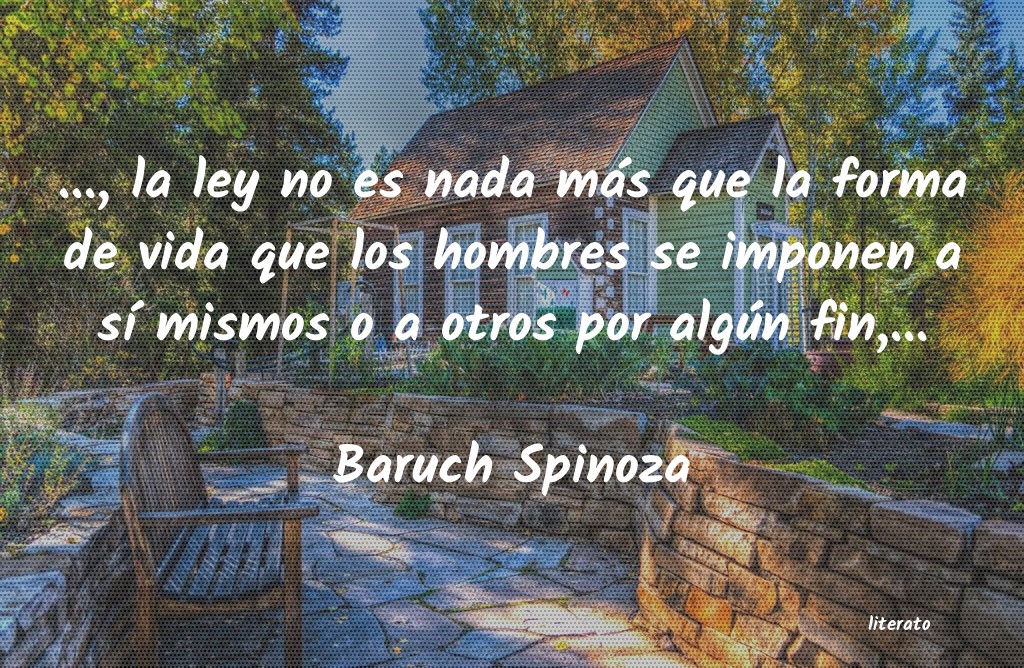 frases de Baruch Spinoza