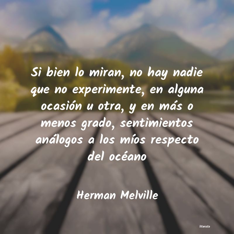 frases de Herman Melville