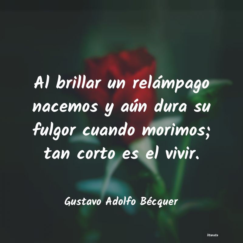 Frases de Gustavo Adolfo Bécquer