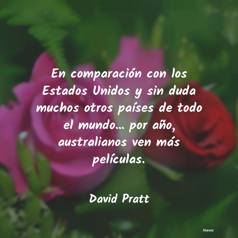 Frases de David Pratt