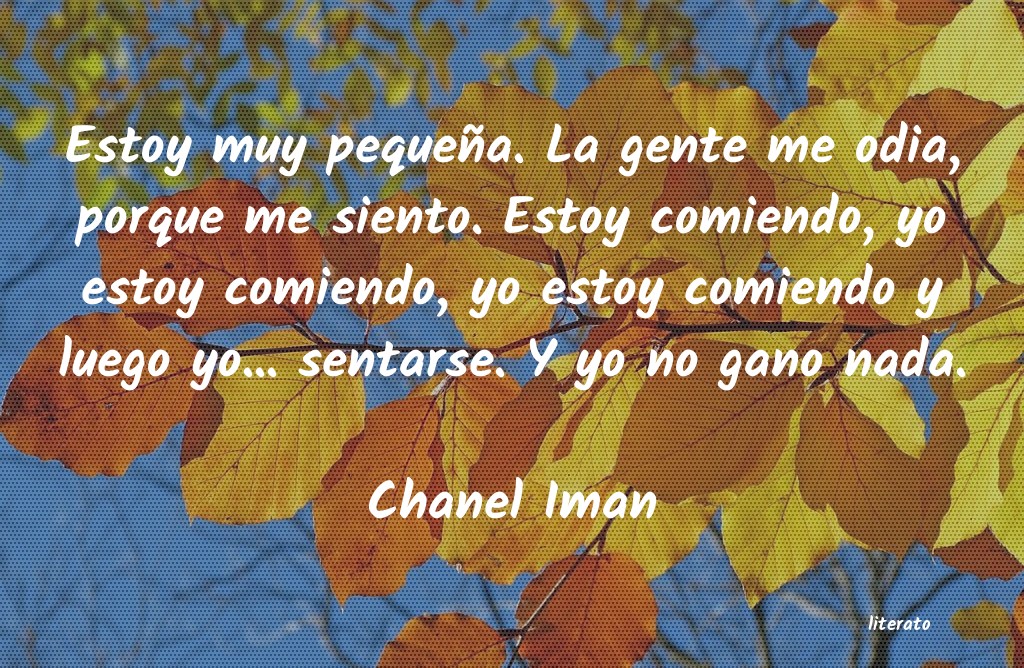 frases de Chanel Iman