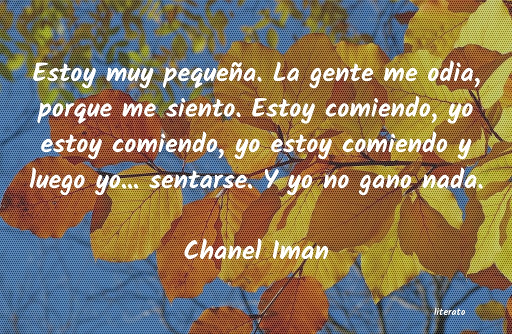 Frases de Chanel Iman