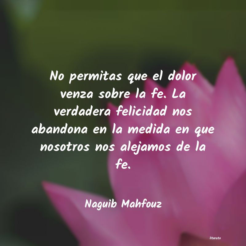frases de Naguib Mahfouz