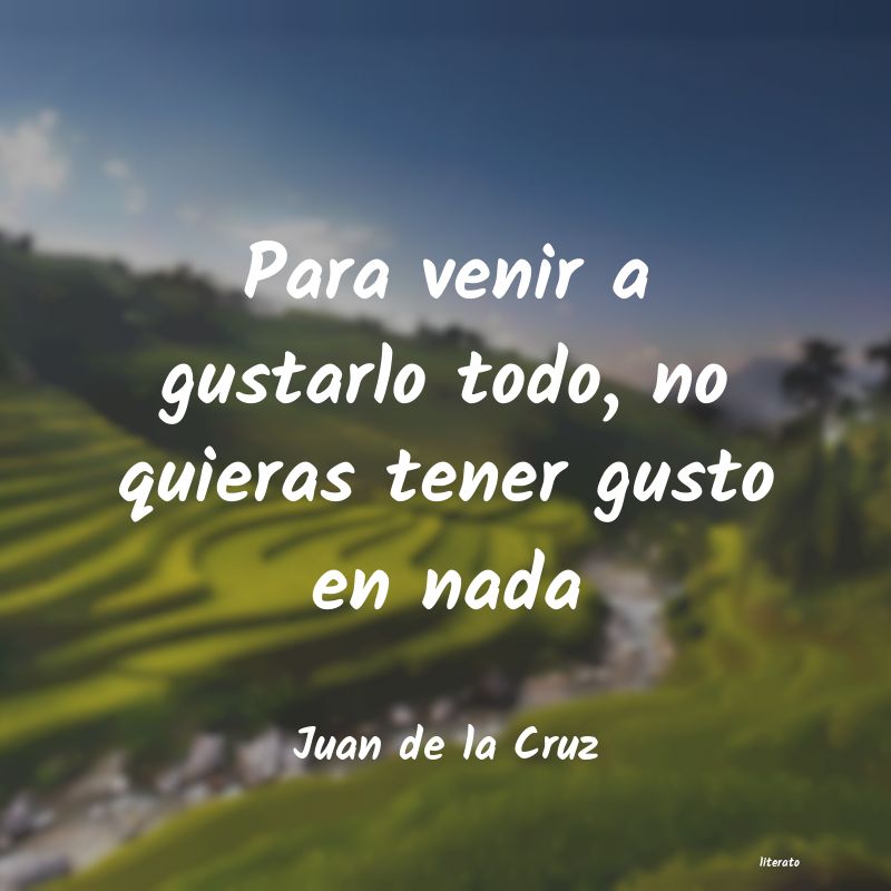 Frases de Juan de la Cruz