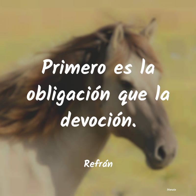 Frases de Refrán