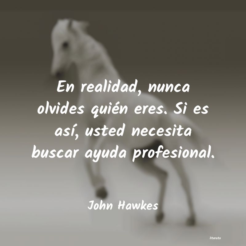 Frases de John Hawkes