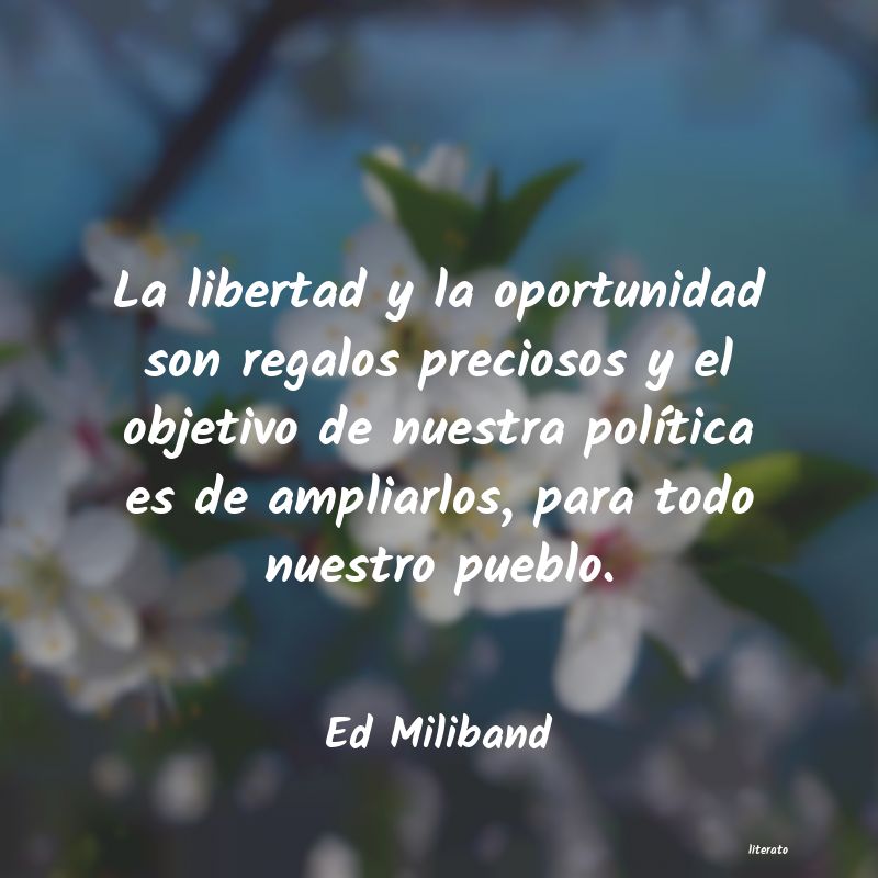 Frases de Ed Miliband