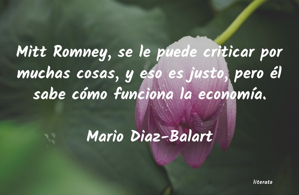 frases de Mario Diaz-Balart