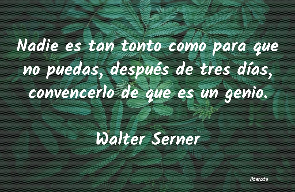 Frases de Walter Serner