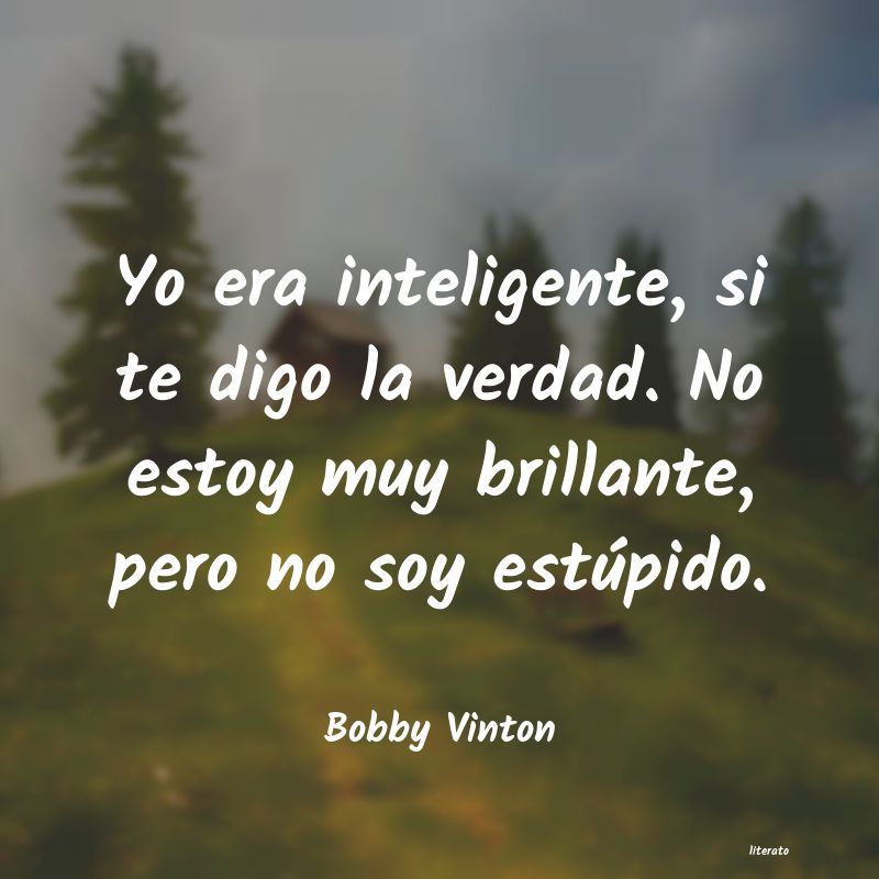 frases de Bobby Vinton