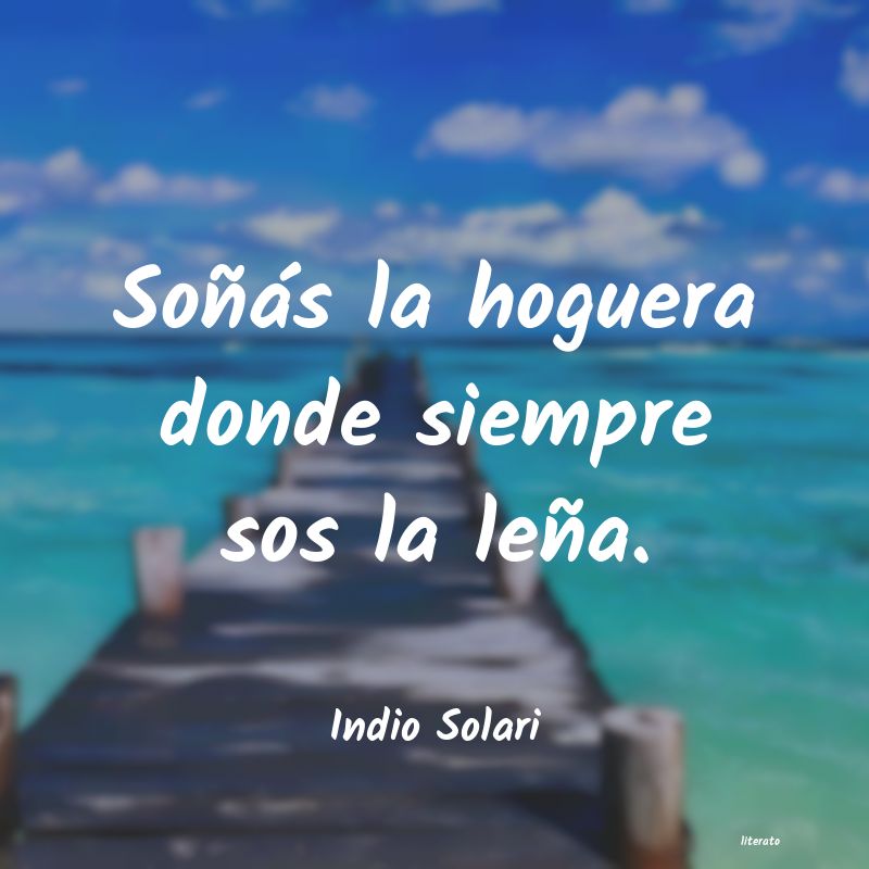 Frases de Indio Solari