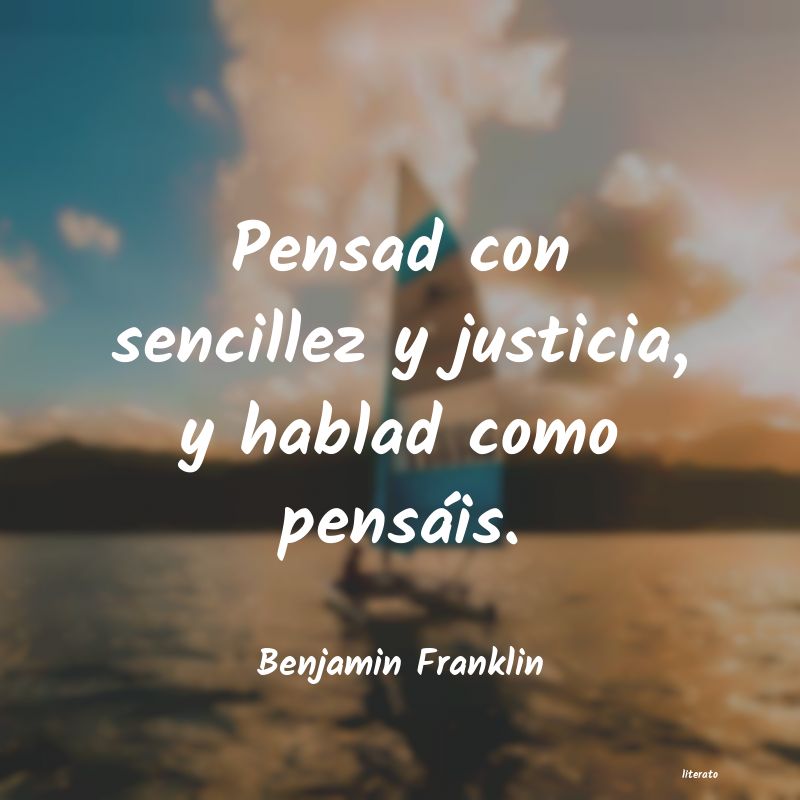 Frases de Benjamin Franklin