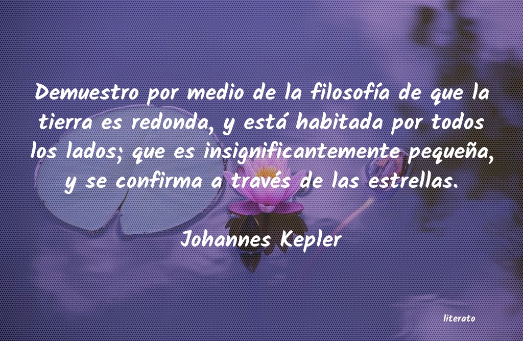 Frases de Johannes Kepler