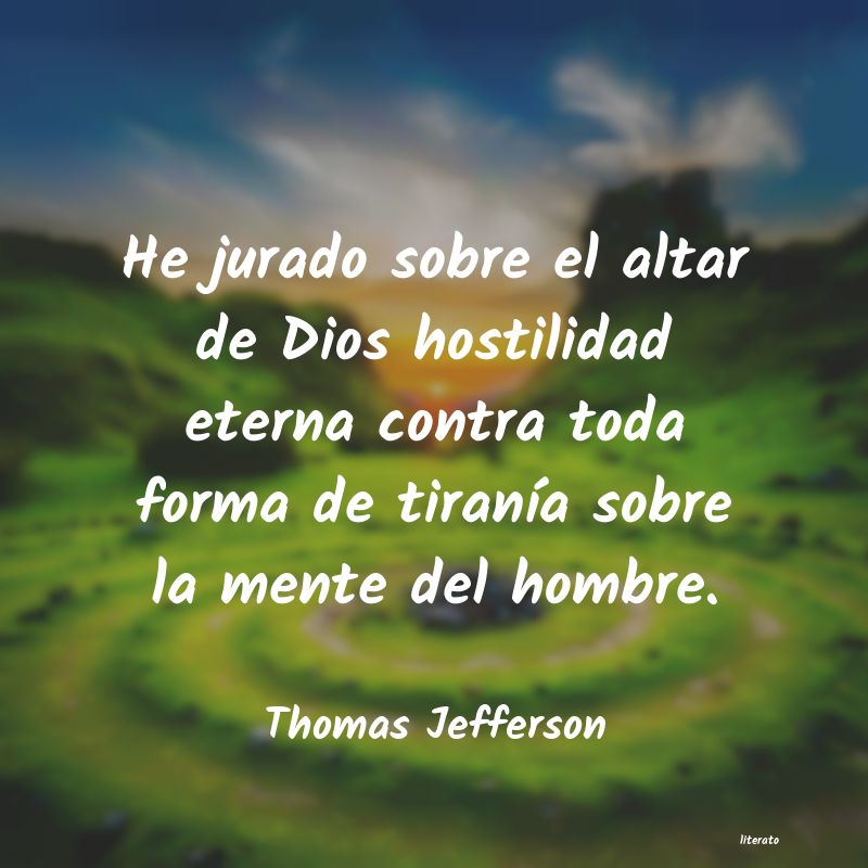 Frases de Thomas Jefferson