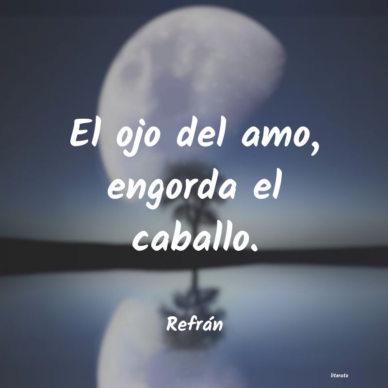 Frases de Refrán