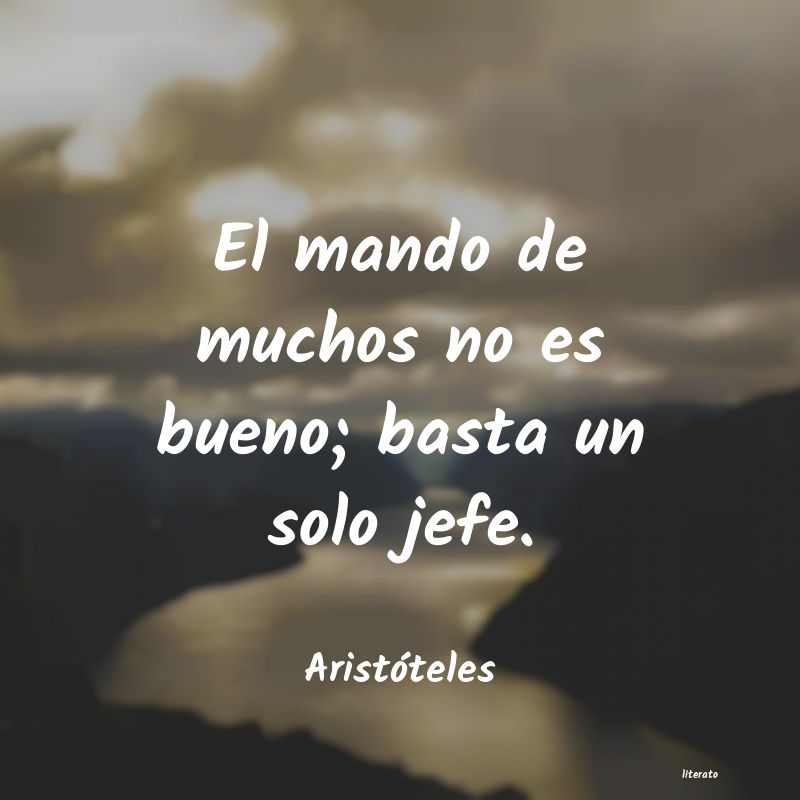 Frases de Aristóteles