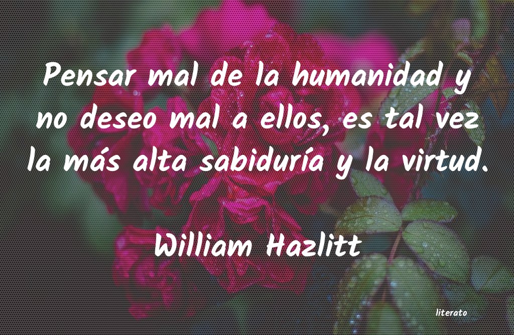 Frases de William Hazlitt