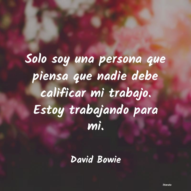 Frases de David Bowie