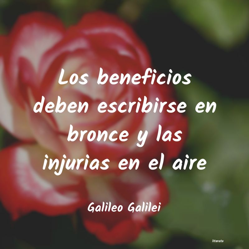 frases de Galileo Galilei