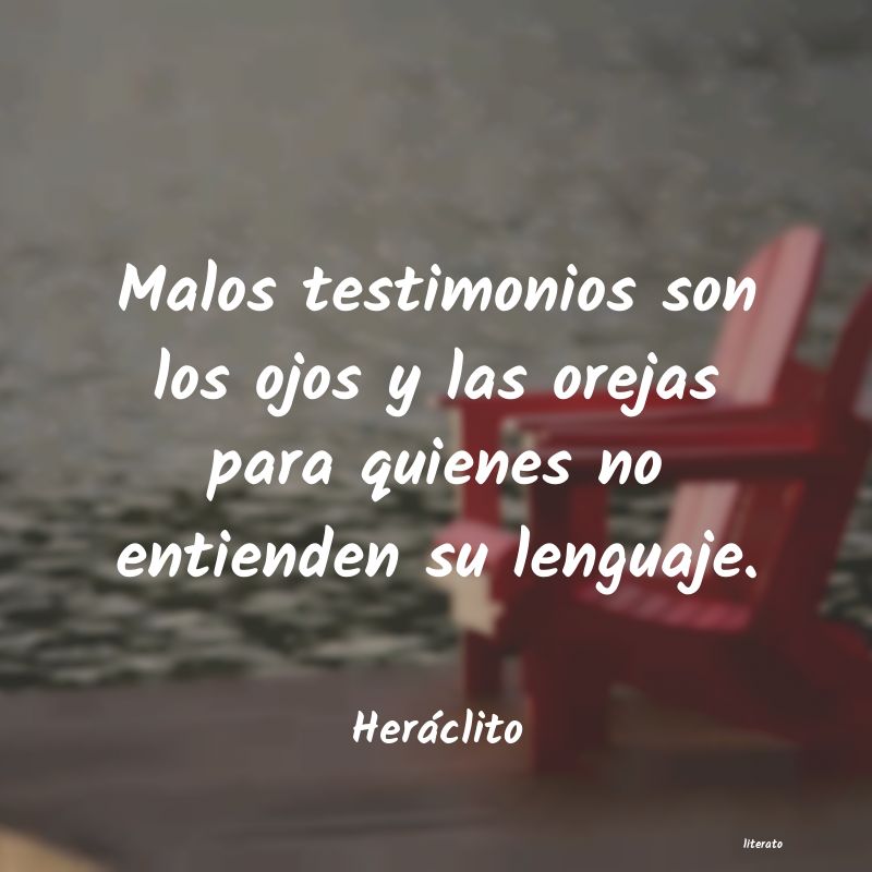 Frases de Heráclito