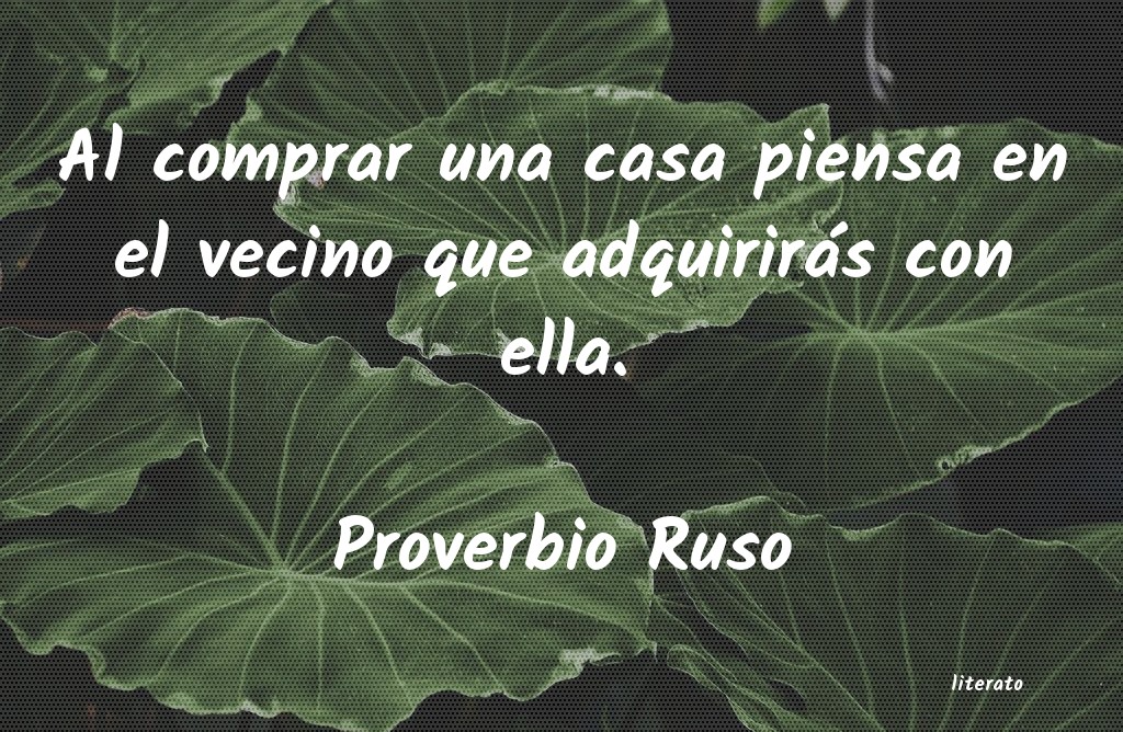 Frases de Proverbio Ruso