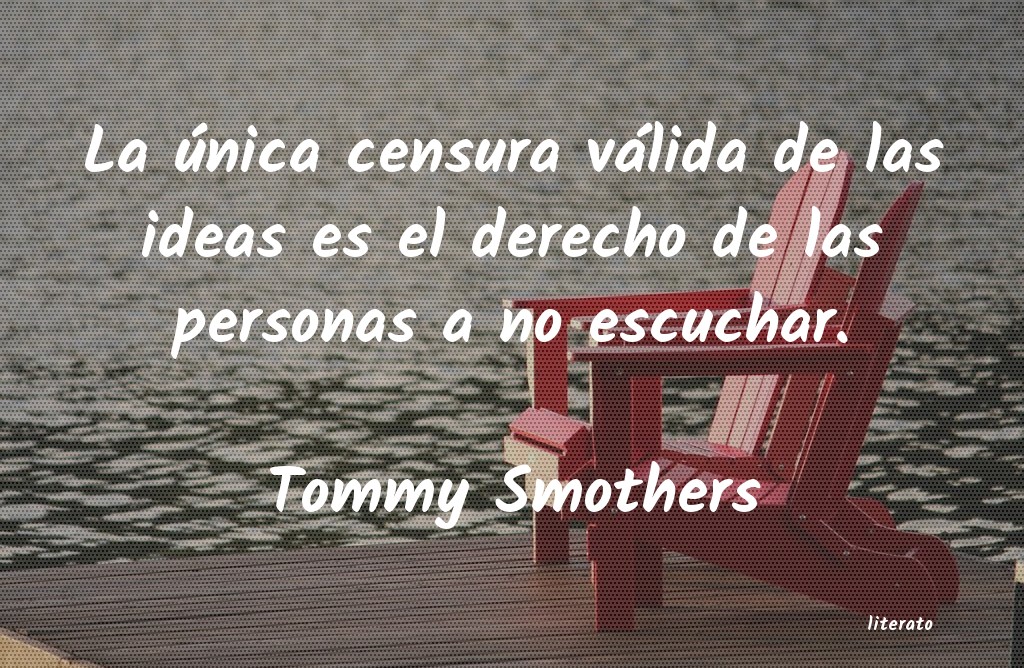 Frases de Tommy Smothers