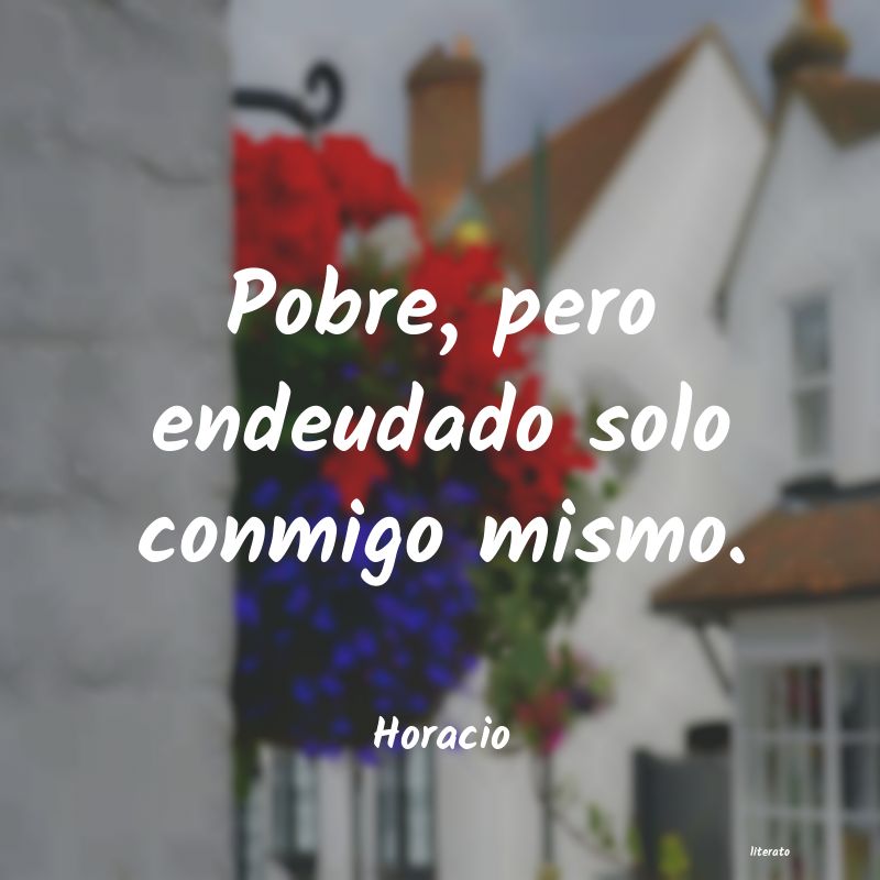 frases de Horacio