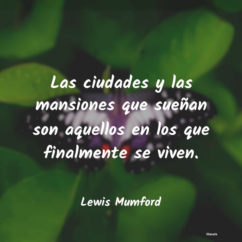 Frases de Lewis Mumford