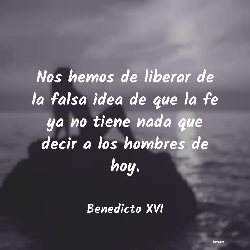 Frases de Benedicto XVI