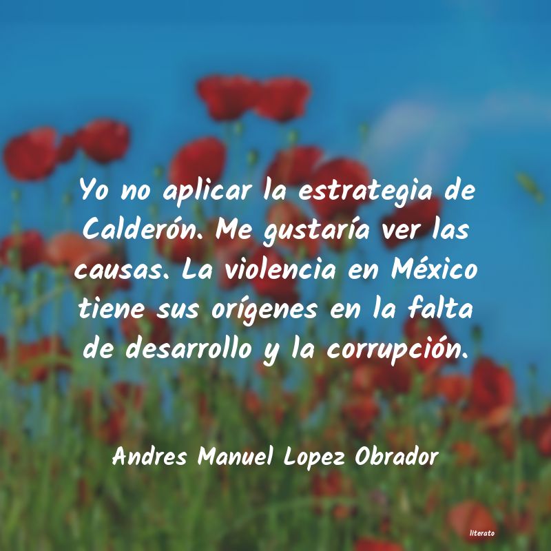 Frases de Andres Manuel Lopez Obrador