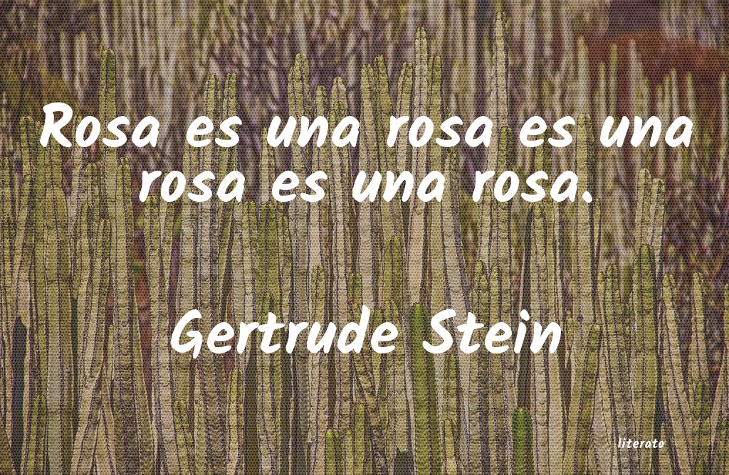 Frases de Gertrude Stein